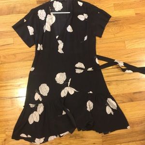 Floral wrap dress from All Saints